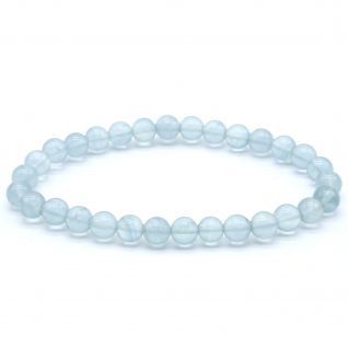 Pulsera 6mm Fluorita Azul AA